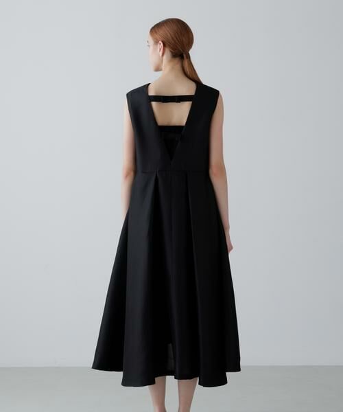 ADORE / アドーア ワンピース | ＜BLACK LABEL＞シルクダブルクロスノースリーブワンピース | 詳細4