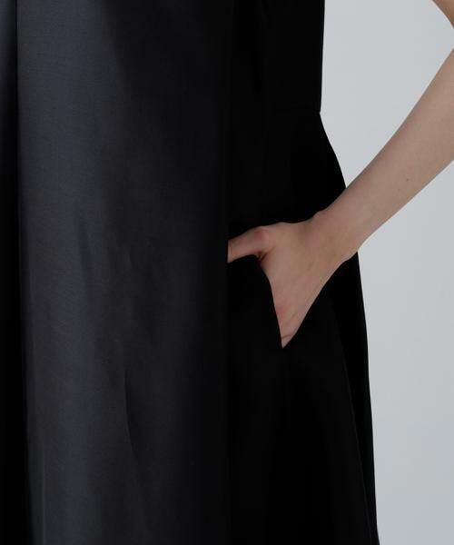 ADORE / アドーア ワンピース | ＜BLACK LABEL＞シルクダブルクロスノースリーブワンピース | 詳細7