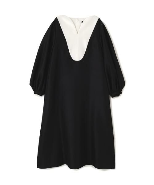 ADORE / アドーア ワンピース | ＜BLACK LABEL＞シルクダブルクロスワンピース（ブラック）