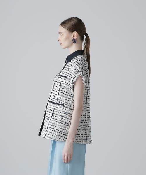 ADORE / アドーア テーラードジャケット | ＜BLACK LABEL＞デニムツィードジレ | 詳細3