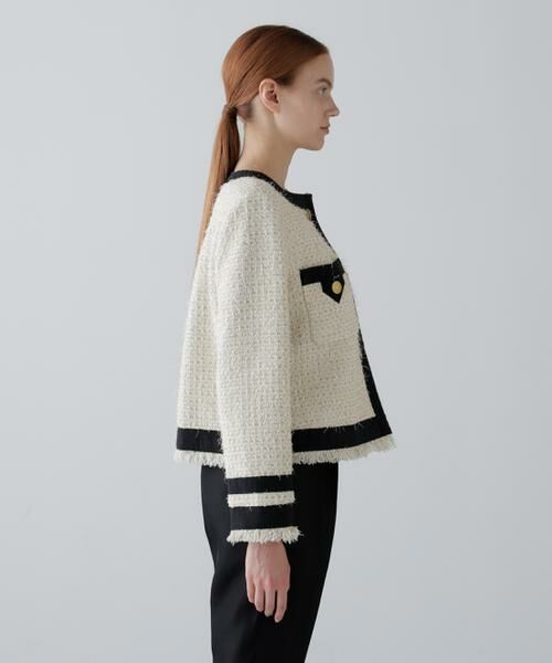 ADORE / アドーア テーラードジャケット | ＜BLACK LABEL＞ＬＩＮＴＯＮラメツイードジャケット | 詳細3