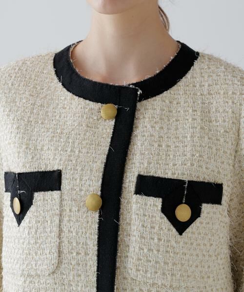 ADORE / アドーア テーラードジャケット | ＜BLACK LABEL＞ＬＩＮＴＯＮラメツイードジャケット | 詳細5