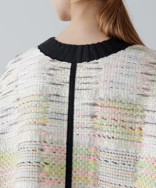ADORE / アドーア テーラードジャケット | ＜BLACK LABEL＞ＭＡＬＨＩＡパステルツイードポンチョジャケット | 詳細8