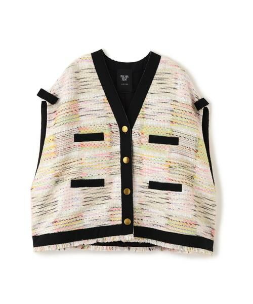 ADORE / アドーア テーラードジャケット | ＜BLACK LABEL＞ＭＡＬＨＩＡパステルツイードポンチョジャケット（マルチカラー9）