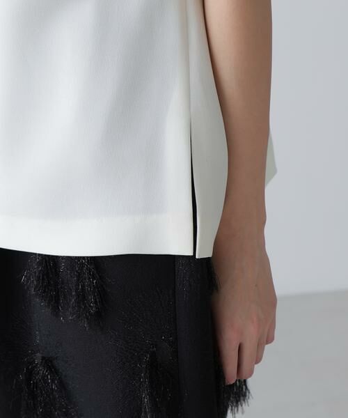 ADORE / アドーア シャツ・ブラウス | ＜BLACK LABEL＞プレーンダブルクロスブラウス | 詳細6