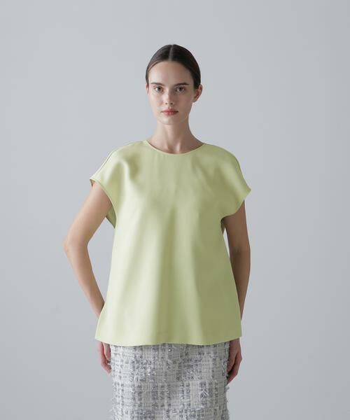 ADORE / アドーア シャツ・ブラウス | ＜BLACK LABEL＞プレーンダブルクロスブラウス（ライトグリーン）