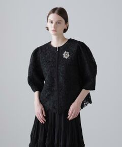 ADORE / アドーア シャツ・ブラウス | ＜BLACK LABEL＞ボタニカルコードレースブラウス