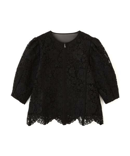 ADORE / アドーア シャツ・ブラウス | ＜BLACK LABEL＞ボタニカルコードレースブラウス | 詳細10