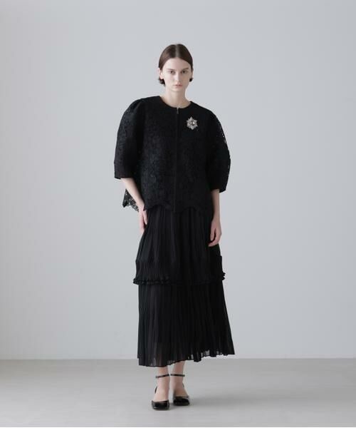 ADORE / アドーア シャツ・ブラウス | ＜BLACK LABEL＞ボタニカルコードレースブラウス | 詳細2