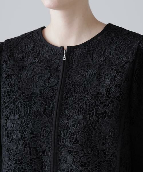 ADORE / アドーア シャツ・ブラウス | ＜BLACK LABEL＞ボタニカルコードレースブラウス | 詳細6