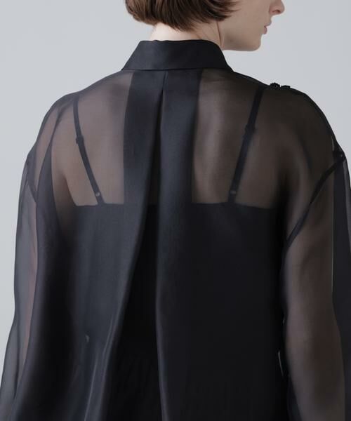 ADORE / アドーア シャツ・ブラウス | ＜BLACK LABEL＞シルクオーガンブラウス | 詳細9