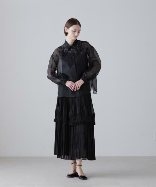 ADORE / アドーア シャツ・ブラウス | ＜BLACK LABEL＞シルクオーガンブラウス | 詳細2