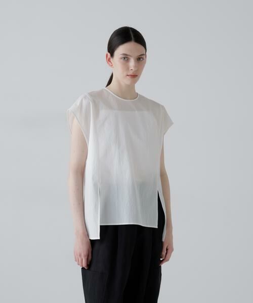 ADORE / アドーア シャツ・ブラウス | ドットメッシュブラウス（ホワイト）