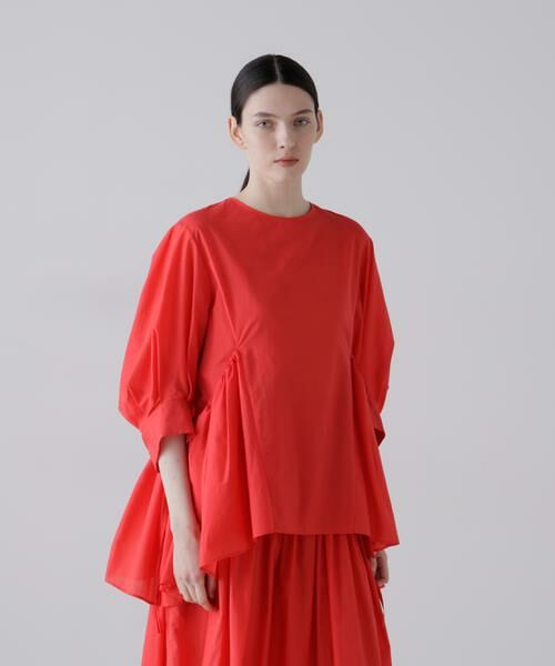 ADORE / アドーア シャツ・ブラウス | ナイロンコットンタフタブラウス（レッド）