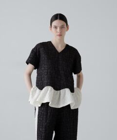 ADORE / アドーア シャツ・ブラウス | ◆ブロックジャガードブラウス