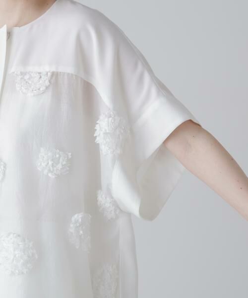 ADORE / アドーア シャツ・ブラウス | ◆ドットフラワーエンブロイダリーブラウス | 詳細5