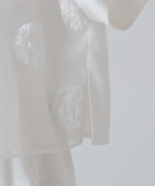 ADORE / アドーア シャツ・ブラウス | ◆ドットフラワーエンブロイダリーブラウス | 詳細6