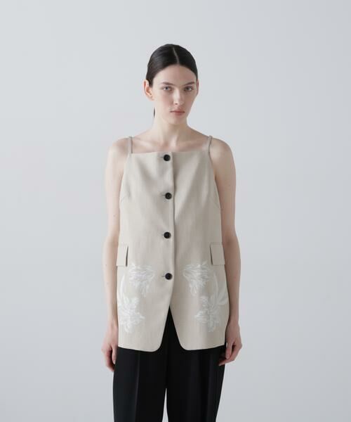 ADORE / アドーア シャツ・ブラウス | ドライハイブリッドブラウス（ベージュ）