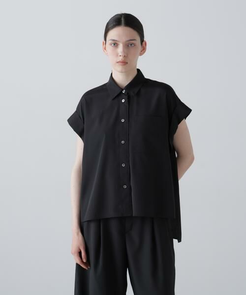 ADORE / アドーア シャツ・ブラウス | ラスタージョーゼットブラウス（ブラック）