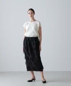 ADORE / アドーア スカート | ＜BLACK LABEL＞ＭＡＬＨＩＡウィーピングジャガードスカート