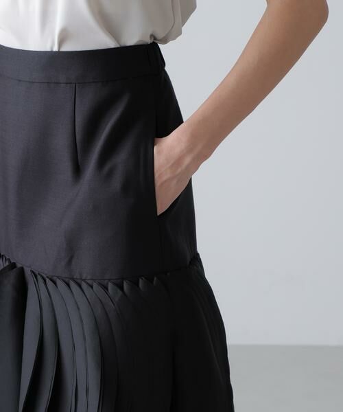 ADORE / アドーア スカート | ＜BLACK LABEL＞シルクウールツイルスカート | 詳細5