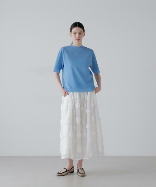 ADORE / アドーア スカート | ドットフラワーエンブロイダリースカート | 詳細3