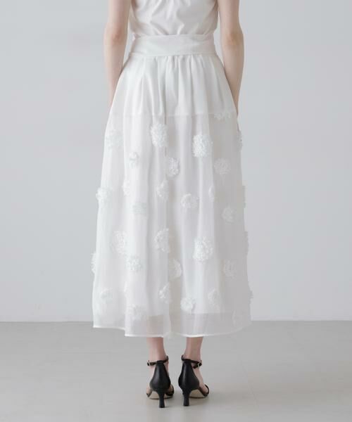 ADORE / アドーア スカート | ドットフラワーエンブロイダリースカート | 詳細6
