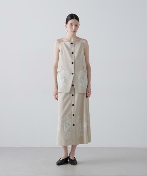 ADORE / アドーア スカート | ドライハイブリッドスカート（ベージュ）