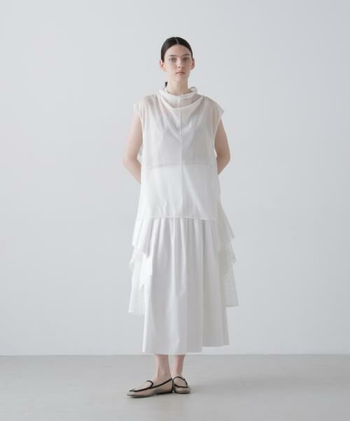 ADORE / アドーア スカート | グラフコットンスカート（ホワイト）