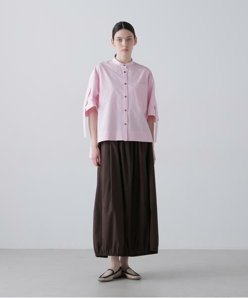 ADORE / アドーア スカート | プレーンストレッチスカート（ブラウン）