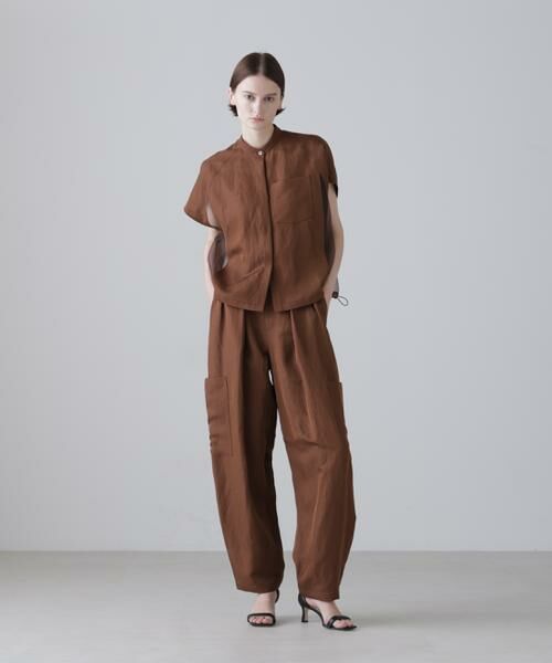 ADORE / アドーア パンツ | ◆シルキープレーンクロスパンツ（ブラウン）