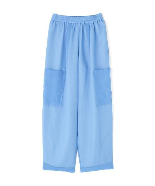 ADORE / アドーア パンツ | ◆ソフトオーガンジーパンツ（ブルー）