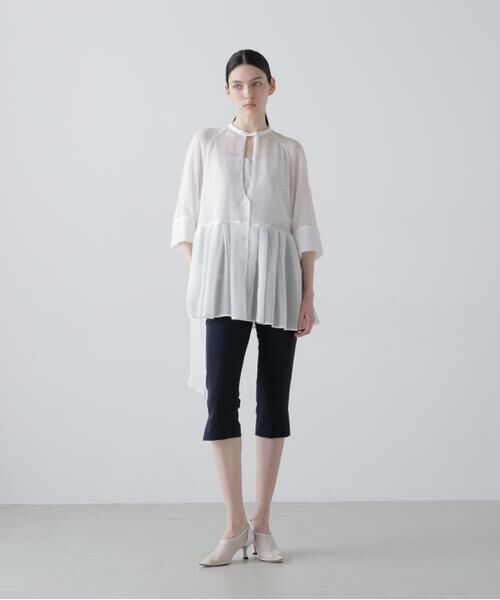 ADORE / アドーア パンツ | ストレッチダブルクロスパンツ（ネイビー）