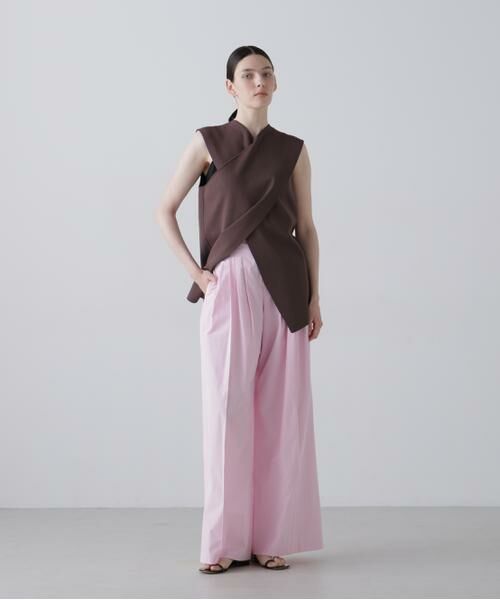 ADORE / アドーア パンツ | クリスピークロスパンツ(ピンク)