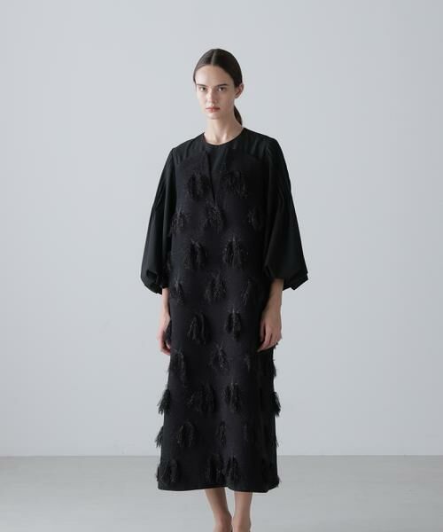 ADORE / アドーア ワンピース | ＜BLACK LABEL＞ＭＡＬＨＩＡウィーピングジャガードワンピース | 詳細1