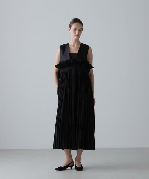 ADORE / アドーア ワンピース | ＜BLACK LABEL＞ハイツイストクレープワンピース（ブラック）