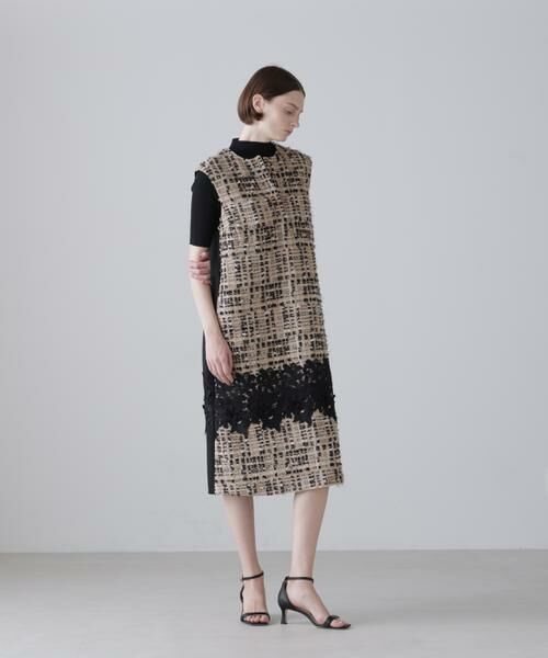 ADORE / アドーア ワンピース | ＜BLACK LABEL＞MALHIAデコラティブツイードワンピース | 詳細1