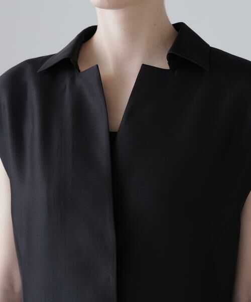 ADORE / アドーア ワンピース | ◆＜BLACK LABEL＞シルクダブルクロスワンピース | 詳細5