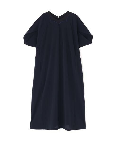 ADORE / アドーア ワンピース | ◆ドットメッシュワンピース（ネイビー）