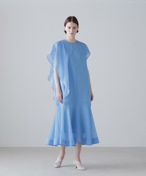 ADORE / アドーア ワンピース | ソフトオーガンジーワンピース（ブルー）