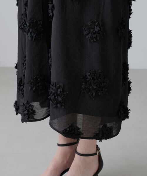 ADORE / アドーア ワンピース | ◆ドットフラワーエンブロイダリーワンピース | 詳細7