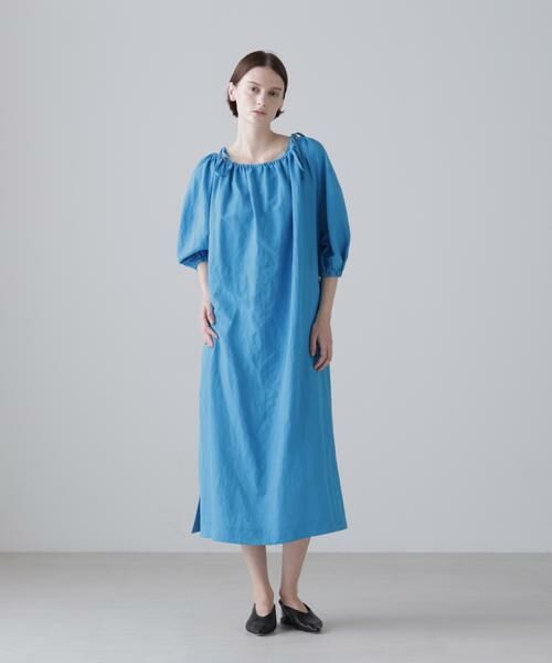 ADORE / アドーア ワンピース | ドライタッチレーヨンワンピース（ブルー）