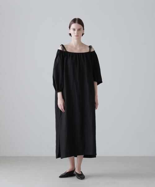 ADORE / アドーア ワンピース | ドライタッチレーヨンワンピース（ブラック）