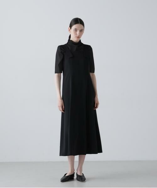 ADORE / アドーア ワンピース | ストレッチジョーゼットワンピース（ブラック）