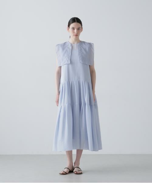 ADORE / アドーア ワンピース | ハイツイストビエラワンピース（ブルー）