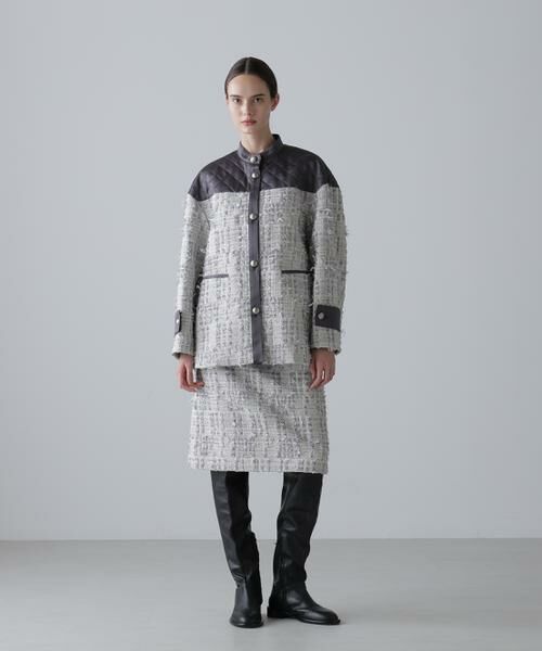 ADORE / アドーア テーラードジャケット | ＜BLACK LABEL＞ＭＡＬＨＩＡプランタンツイードジャケット | 詳細1