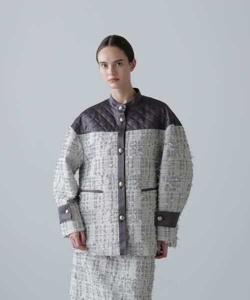 ADORE / アドーア テーラードジャケット | ＜BLACK LABEL＞ＭＡＬＨＩＡプランタンツイードジャケット | 詳細3