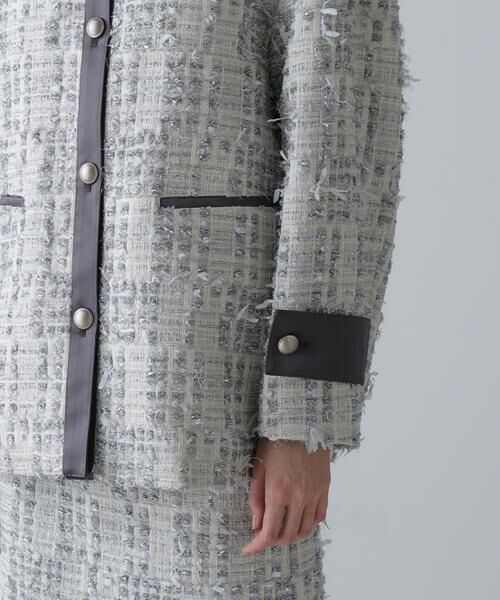 ADORE / アドーア テーラードジャケット | ＜BLACK LABEL＞ＭＡＬＨＩＡプランタンツイードジャケット | 詳細8