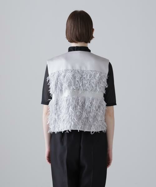 ADORE / アドーア テーラードジャケット | ◆＜BLACK LABEL＞MALHIAシーアネモネジャガードジレ | 詳細3