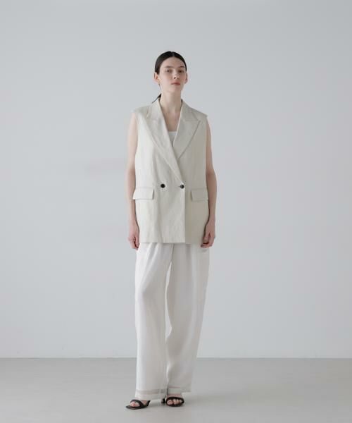 ADORE / アドーア テーラードジャケット | ◆デラヴェライク麻ジレ | 詳細2